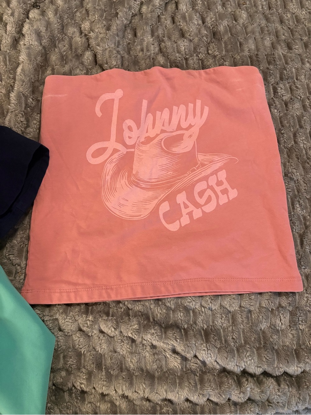 American Eagle Outfitters Pink Graphic Tube Top - Johnny Cash